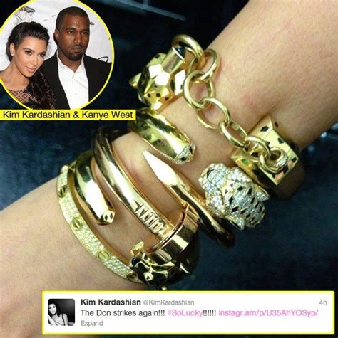 kardashian love bracelet|kim kardashian earrings worth.